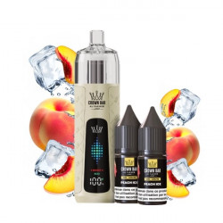 Peach Ice - Kit Refill Pro 1000mAh 2x10ml 6mg - Crown Bar Al Fakher