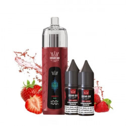 Strawberry Punch - Kit Refill Pro 1000mAh 2x10ml 6mg - Crown Bar Al Fakher