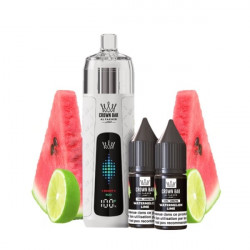 Watermelon Lime - Kit Refill Pro 1000mAh 2x10ml 6mg - Crown Bar Al Fakher