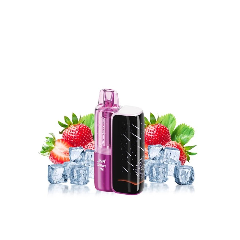 Strawberry Ice - Stellarc 50k avec 3 E-liquides - 1200mAh 10ml / 20mg - JNR
