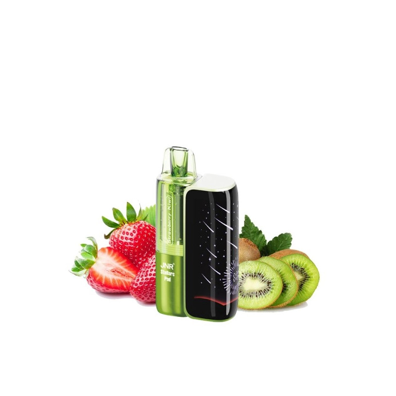 Strawberry Kiwi - Stellarc 50k avec 3 E-liquides - 1200mAh 10ml / 20mg - JNR