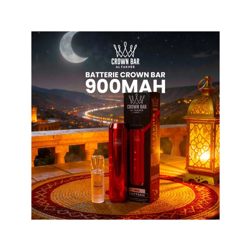 Batterie Crown Bar 900mAh - Al Fakher