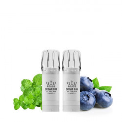 Blueberry Mint - Cartouches Crown Bar 600 MTL 20mg 2ml - Al Fakher