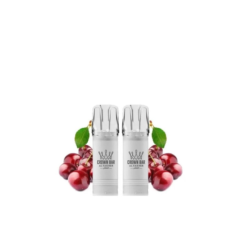 Cherry Fiesta - Cartouches Crown Bar 600 MTL 20mg 2ml - Al Fakher