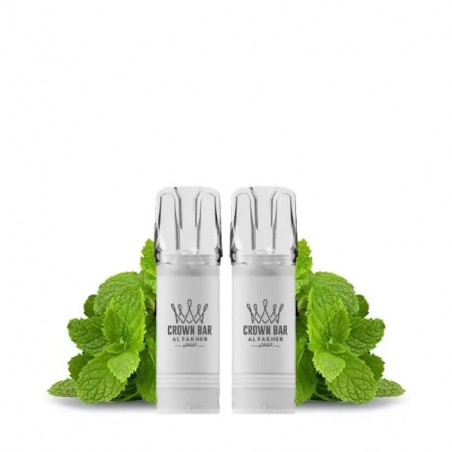 Mint - Cartouches Crown Bar 600 MTL 20mg 2ml - Al Fakher
