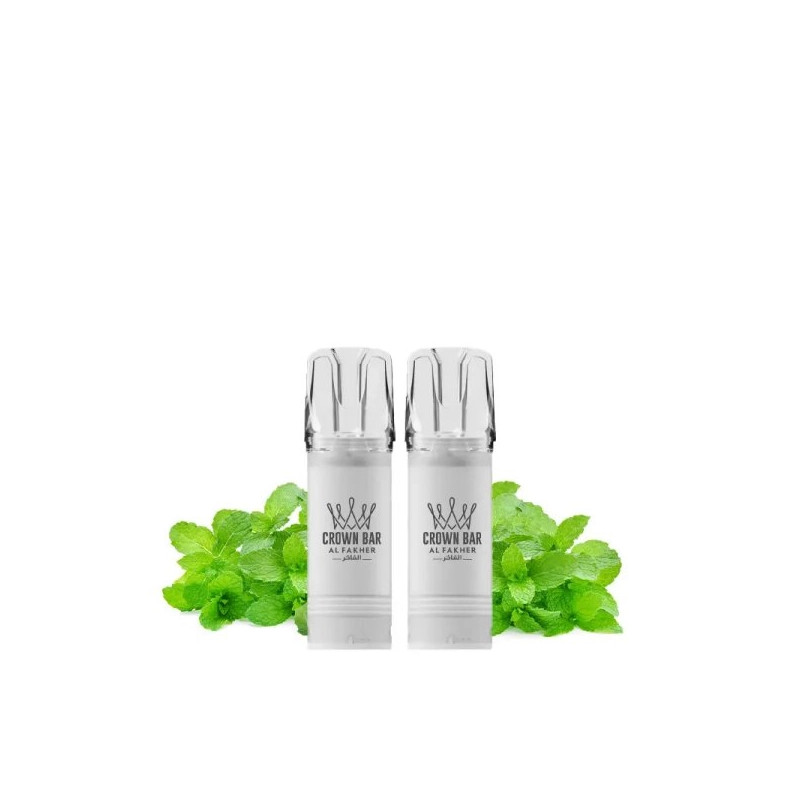 SpearMint - Cartouches Crown Bar 600 MTL 20mg 2ml - Al Fakher