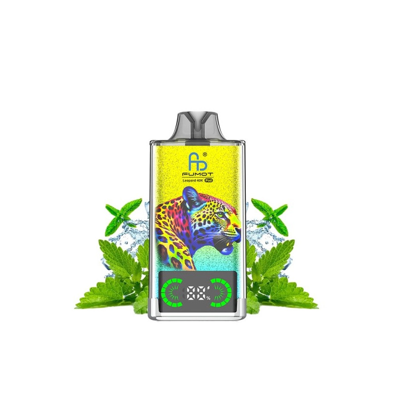 Cool Mint - Leopard 40K Refillable 40000 Puffs 20mg - Fumot
