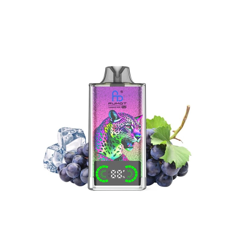 Grape Ice - Leopard 40K Refillable 40000 Puffs 20mg - Fumot
