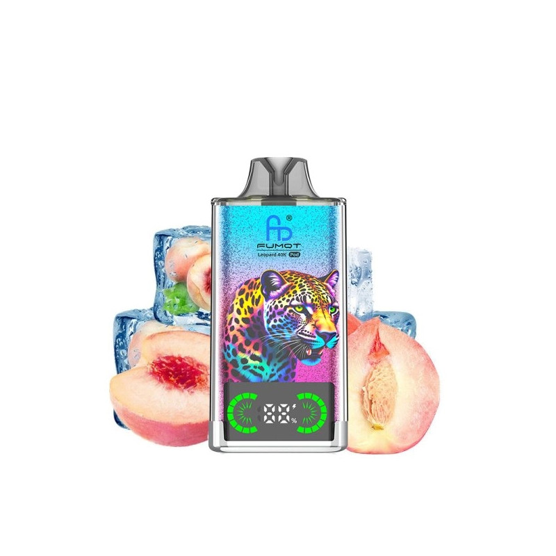 Summer Peach - Leopard 40K Refillable 40000 Puffs 20mg - Fumot