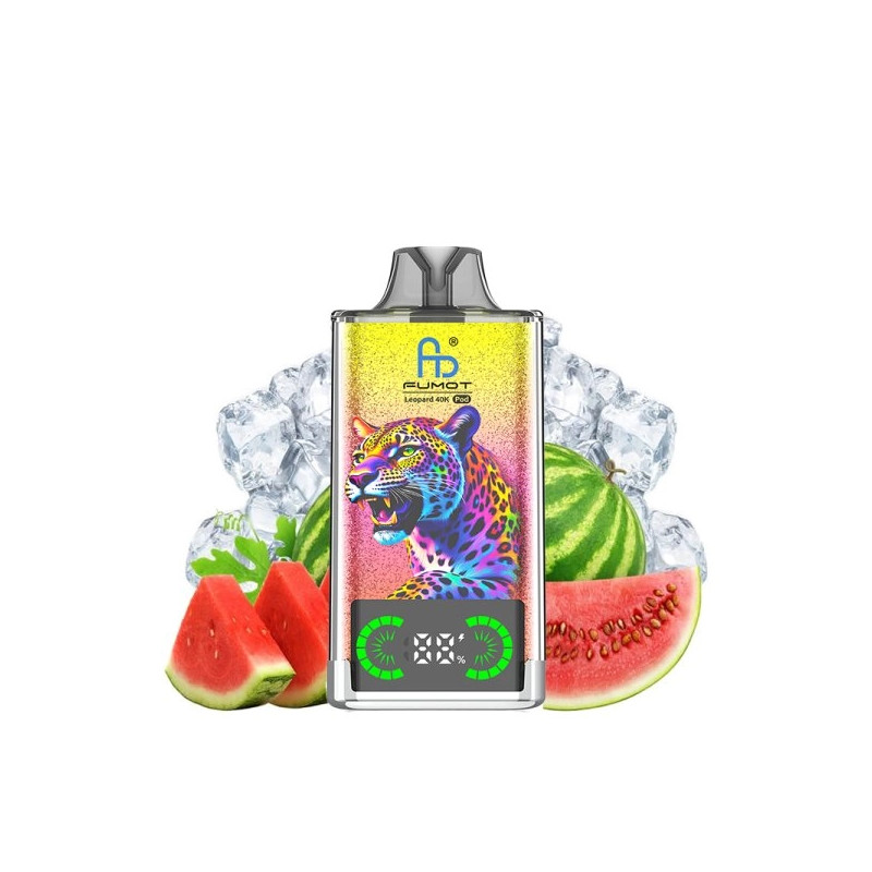 Watermelon Ice - Leopard 40K Refillable 40000 Puffs 20mg - Fumot