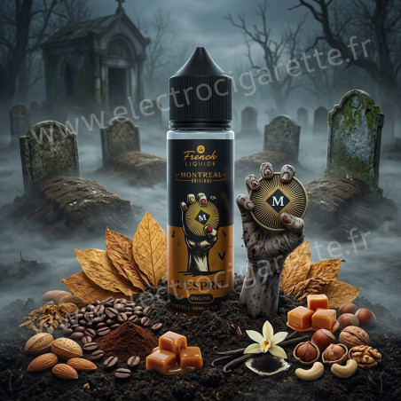 L'Esprit 50ml - Café - Caramel - Vanille - Fruits à coque - Le French Liquide