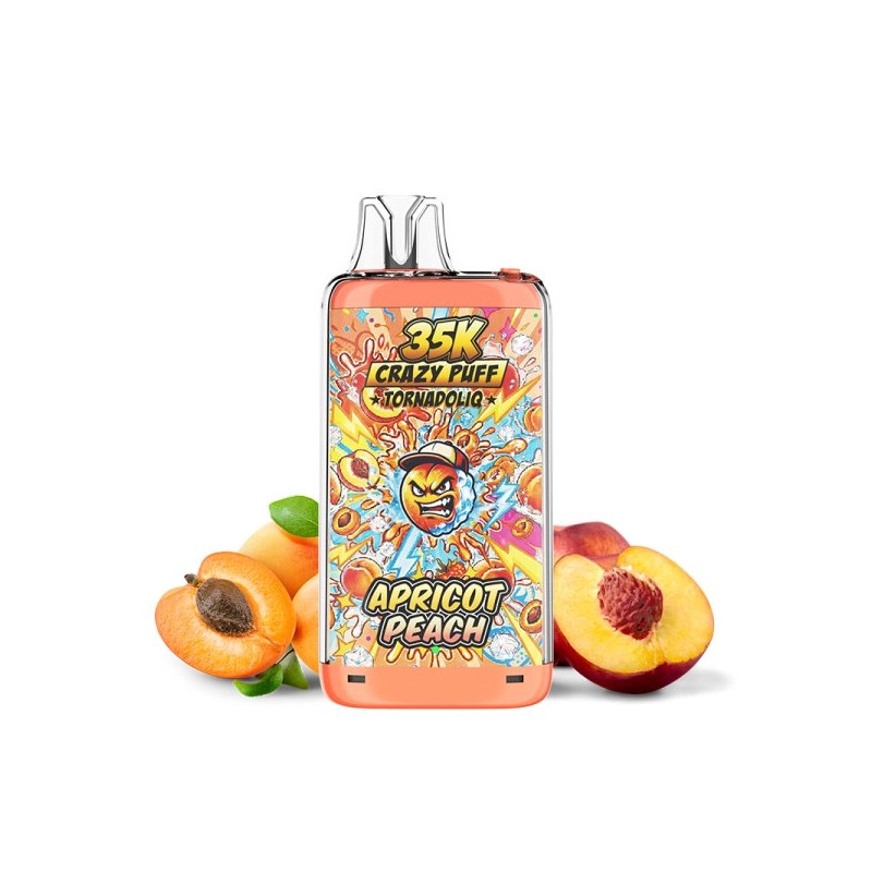 Apricot Peach - Crazy Puff - 35K - 1100mAh - 20ml / 20mg - Tornadoliq