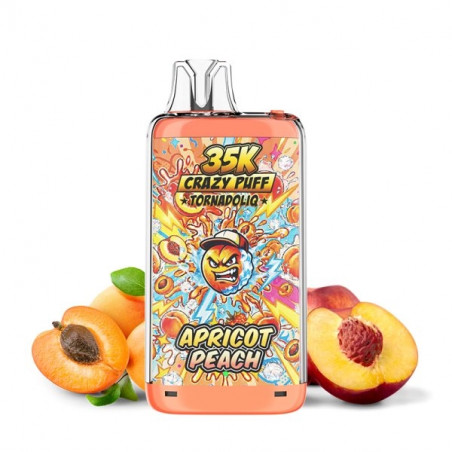 Apricot Peach - Crazy Puff - 35K - 1100mAh - 20ml / 20mg - Tornadoliq