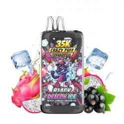 Black Dragon Ice - Crazy Puff - 35K - 1100mAh - 20ml / 20mg - Tornadoliq