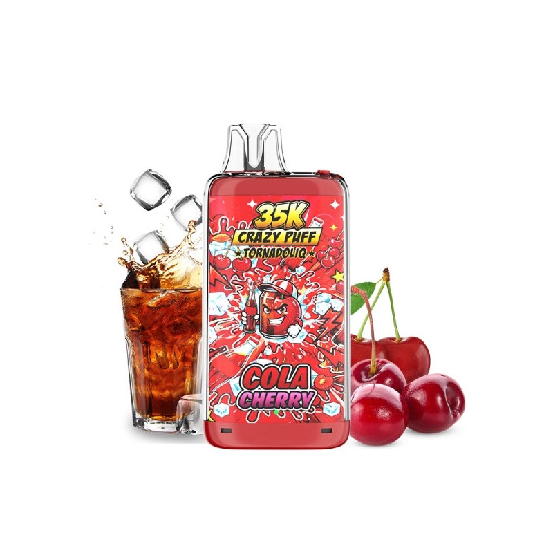 Cola Cherry - Crazy Puff - 35K - 1100mAh - 20ml / 20mg - Tornadoliq