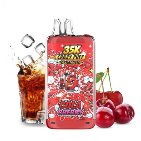 Cola Cherry - Crazy Puff - 35K - 1100mAh - 20ml / 20mg - Tornadoliq