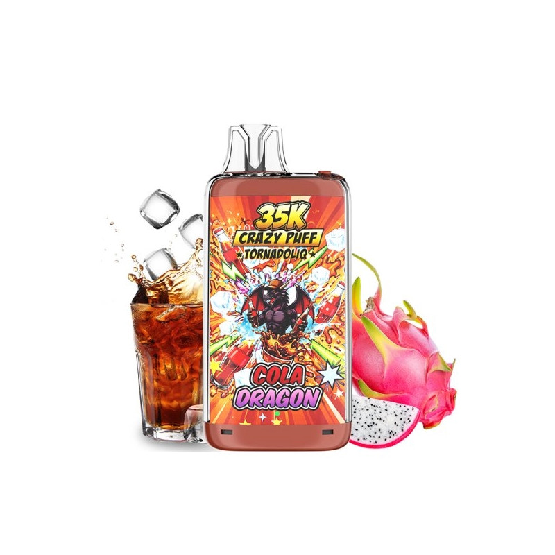 Cola Dragon - Crazy Puff - 35K - 1100mAh - 20ml / 20mg - Tornadoliq