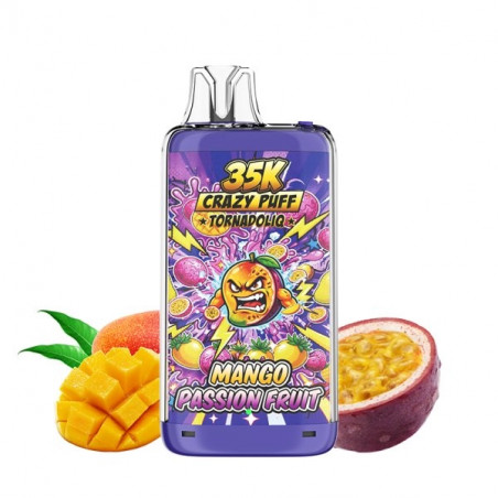 Mango Passion Fruit - Crazy Puff - 35K - 1100mAh - 20ml / 20mg - Tornadoliq