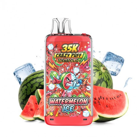 Watermelon Ice - Crazy Puff - 35K - 1100mAh - 20ml / 20mg - Tornadoliq