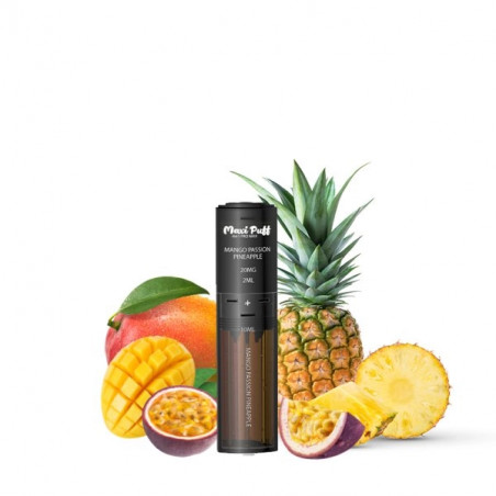 Mango Passion Pineapple - Cartouche Pré-remplie Pro Max 4in1 - 25K - 20mg - Maxi Puff