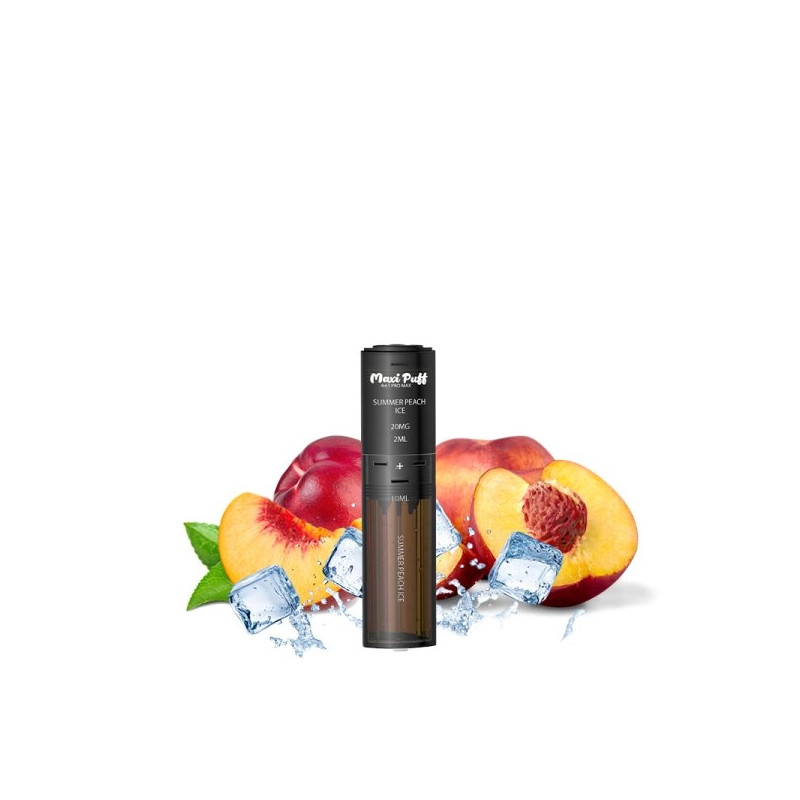 Summer Peach Ice - Cartouche Pré-remplie Pro Max 4in1 - 25K - 20mg - Maxi Puff