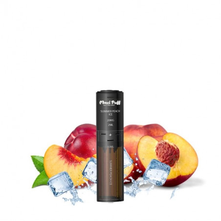 Summer Peach Ice - Cartouche Pré-remplie Pro Max 4in1 - 25K - 20mg - Maxi Puff
