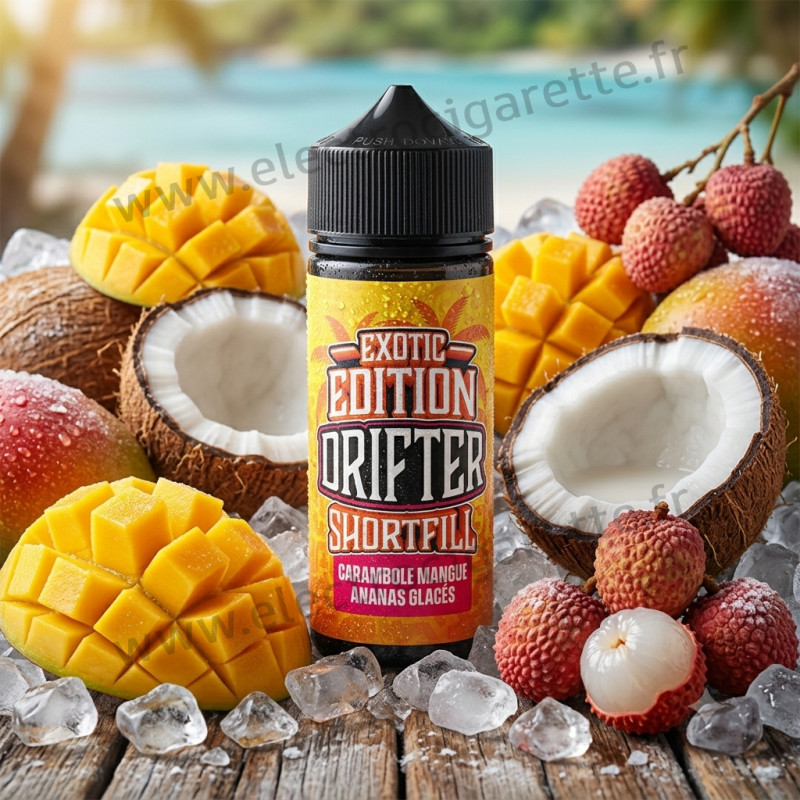 Mangue Noix de coco Lychee Glacés - Drifter - Exotic Edition - 100ml