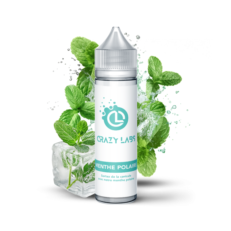 Menthe Polaire - ShortFill - Crazy Labs - MG Vape - ZHC 50 ml