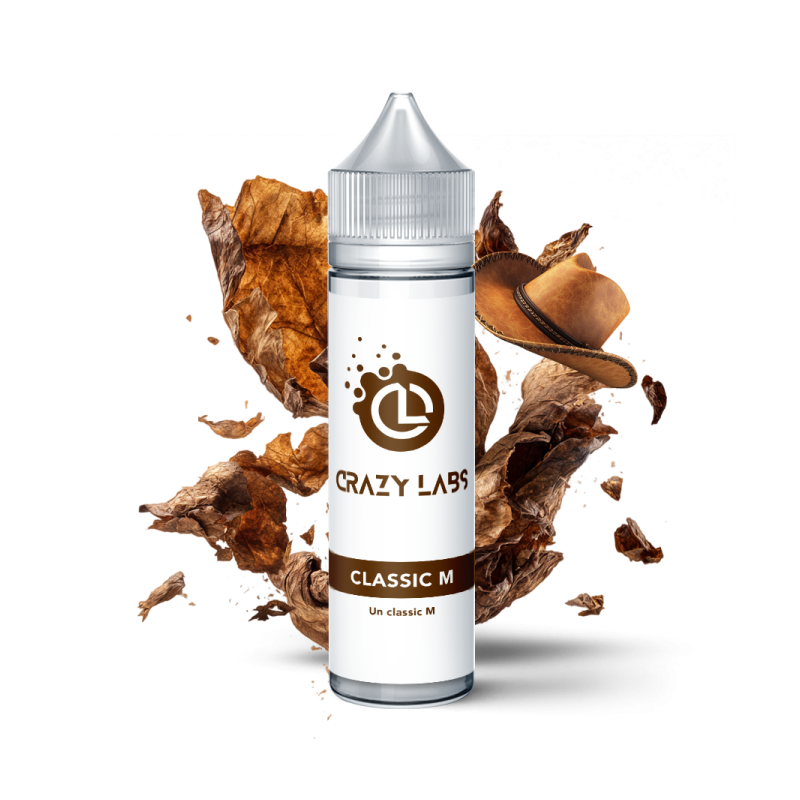 Classic M - ShortFill - Crazy Labs - MG Vape - ZHC 50 ml