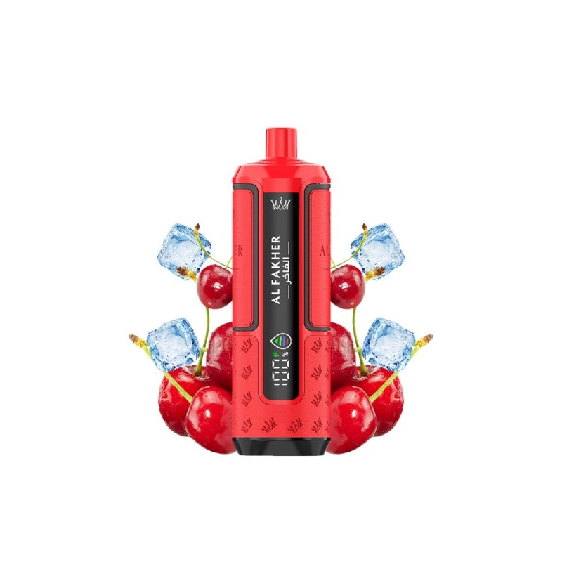 Kit Cherry Fizz - 30k Hyper Max Advanced 950 mAh - Crown Bar by Al Fakher