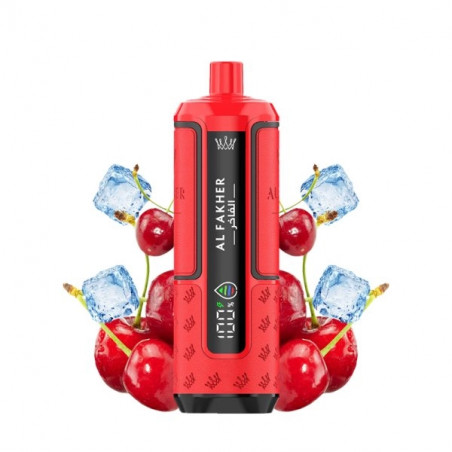 Kit Cherry Fizz - 30k Hyper Max Advanced 950 mAh - Crown Bar by Al Fakher