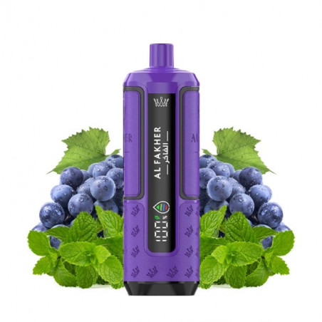 Kit Grape Mint - 30k Hyper Max Advanced 950 mAh - Crown Bar by Al Fakher