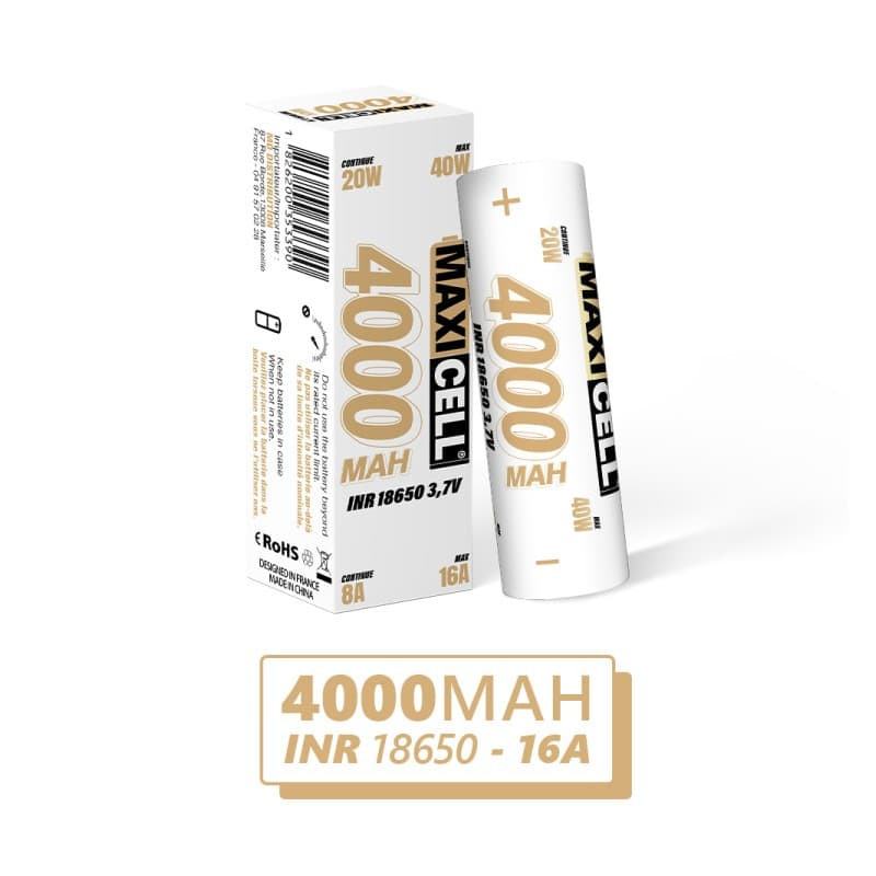 Accu 18650 16A 4000mAh - Maxi Cell