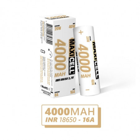 Accu 18650 16A 4000mAh - Maxi Cell