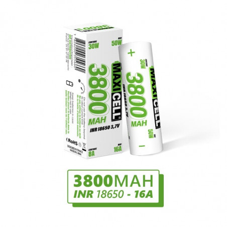 Accu 18650 20A 3800mAh - Maxi Cell