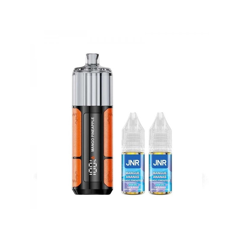 Mango Pineapple - Shisha Pro 39K avec 2 E-liquides - 1100mAh - 20ml / 20mg - JNR