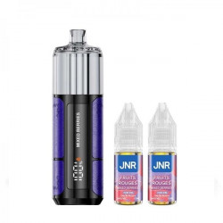 Mixed Berries - Shisha Pro 39K avec 2 E-liquides - 1100mAh - 20ml / 20mg - JNR