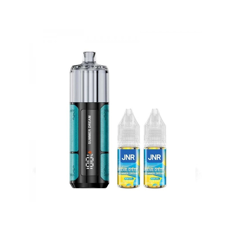 Summer Dream - Shisha Pro 39K avec 2 E-liquides - 1100mAh - 20ml / 20mg - JNR