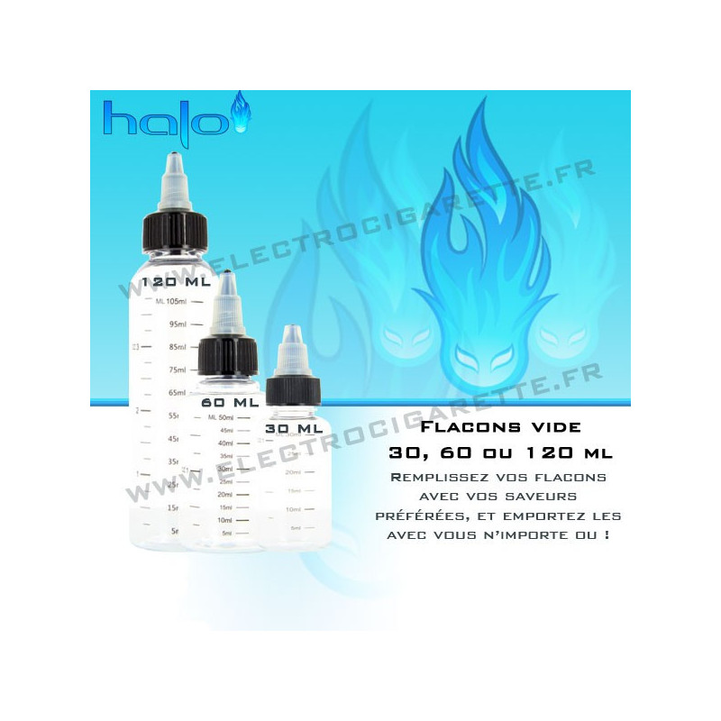 Flacon pour emportez vos saveurs Halo