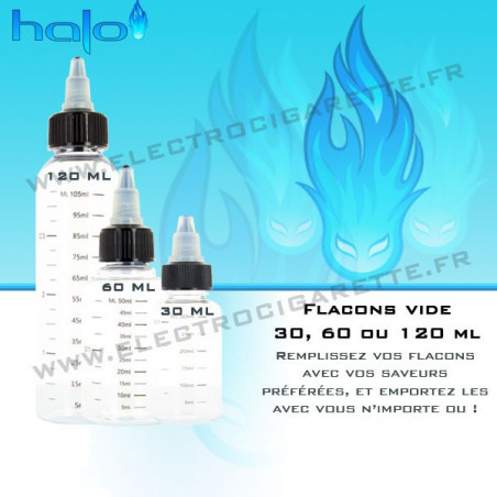 Flacon pour emportez vos saveurs Halo