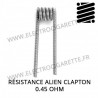 Résistance Alien Clapton en 0,45 Ohm
