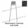 Résistance Clapton en 0,85 Ohm