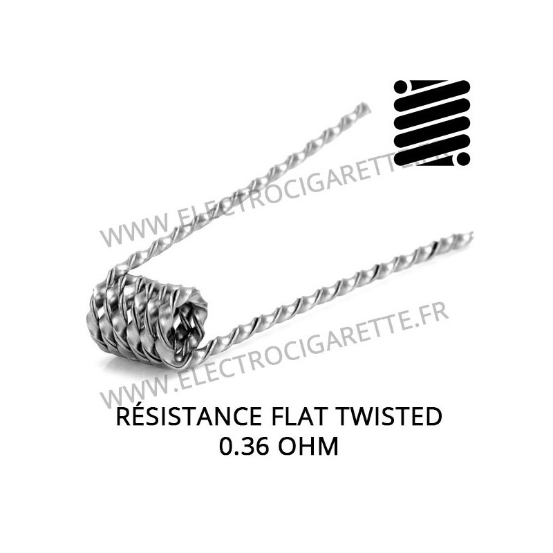 Résistance Flat Twisted en 0,36 Ohm