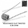 Résistance Flat Twisted en 0,36 Ohm