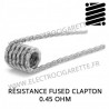 Résistance Fused Clapton en 0,45 Ohm
