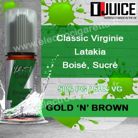 Gold N Brown - T-Juice Vert