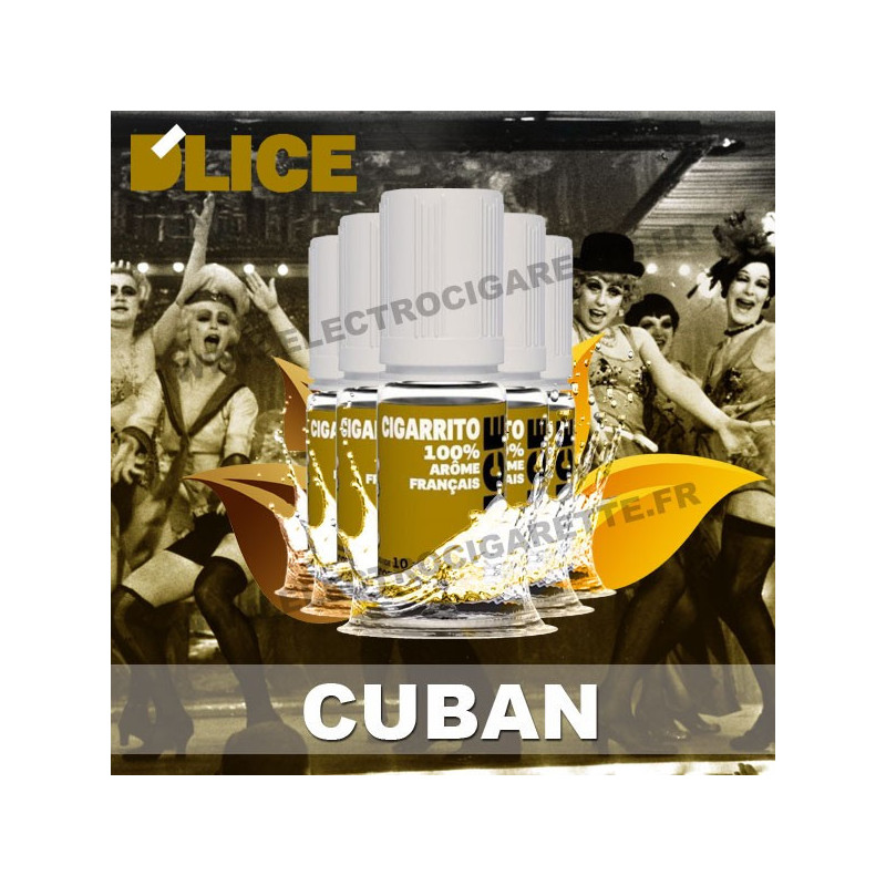 Pack 5 flacons 10 ml Cuban - D'Lice