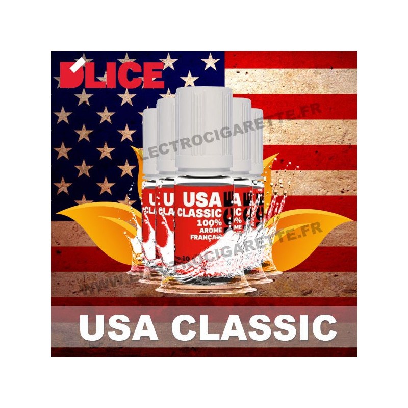 Pack 5 flacons 10 ml USA Classic - D'Lice - Pack de 5