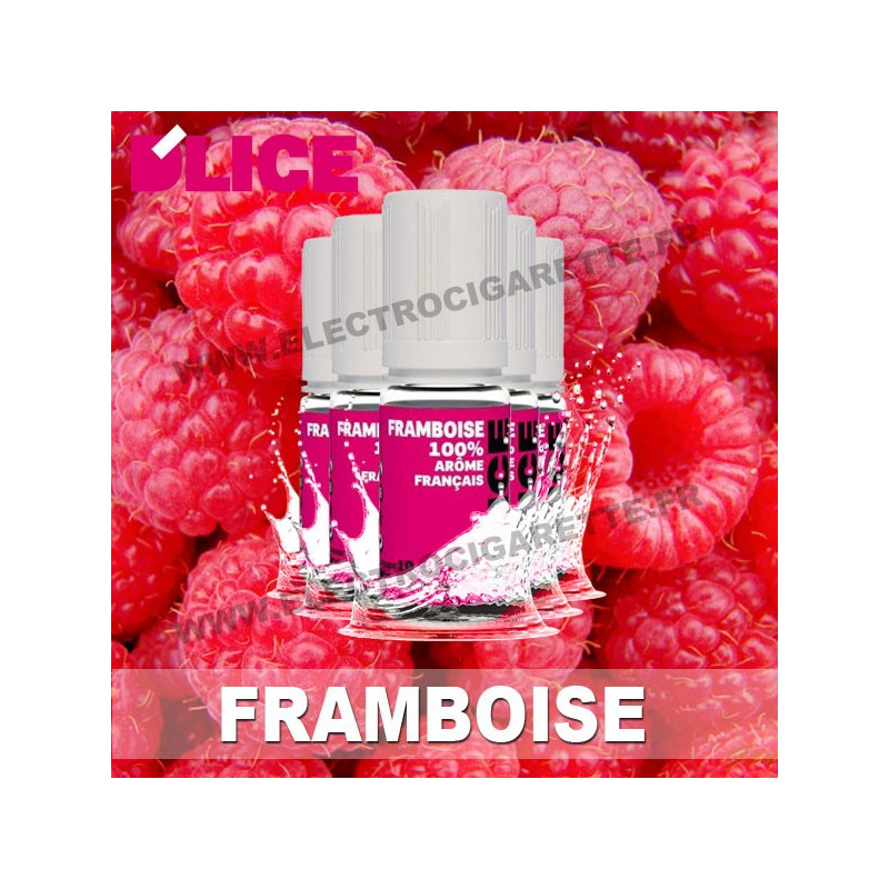 Pack 5 flacons 10 ml Framboise - D'Lice