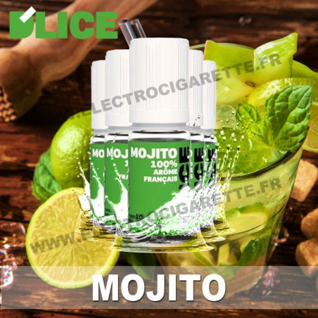 Pack 5 flacons 10 ml Mojito - D'Lice